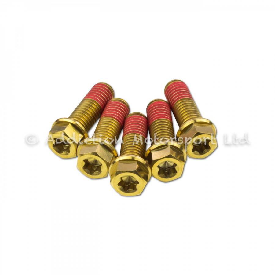  5x Gold Titanium Rear Disc Rotor Bolts Screws for KTM Super Duke 5x Purple Titanium Rear Disc Rotor Bolts Screws for KTM Super Duke 1390 R, Evo - Addiction Motorsport Ltd