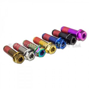  5x Gold Titanium Rear Disc Rotor Bolts Screws for KTM Super Duke 5x Purple Titanium Rear Disc Rotor Bolts Screws for KTM Super Duke 1390 R, Evo - Addiction Motorsport Ltd
